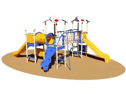 Giochipark Village Alcor 984 RA poignées d'ascension Terrain de jeux EN 1176 H 185cm 14 utilisateurs