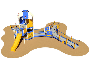 Giochipark Actarus Village 990 tourelle hexagonale 15 utilisateurs espace minimum 1525x1475cm