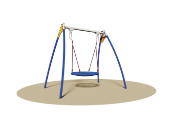 Giochipark Masha 974 nid de balançoire en acier galvanisé diamètre du siège 100cm EN 1176 H230cm