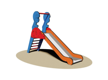 Giochipark Toboggan Ladybird 757 aire de jeux H80cm en acier inoxydable et panneaux HPL décorés