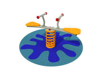 Giochipark Matrix 1079 jeu à ressort en acier et PEHD H44cm EN 1176 2 utilisateurs