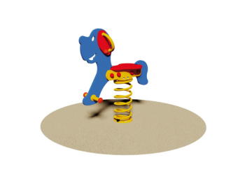 Giochipark Jouet à ressort Fuffy 933 PEHD H52cm EN 1176 pour les enfants de 3 à 8 ans