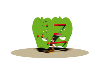 Giochipark Apple 937 PEHD PEHD H42cm EN 1176 jeu à ressort pour les enfants de 2 à 8 ans