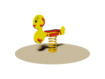 Giochipark Jeu à ressort Chick 868 contreplaqué okoumé H55cm EN 1176 enfants 3-8 ans