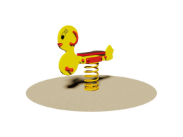 Giochipark Jeu à ressort Chick 868 contreplaqué okoumé H55cm EN 1176 enfants 3-8 ans