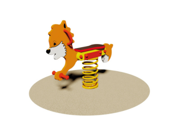 Giochipark Jeu à ressort Leoncino 865 contreplaqué okoumé H55cm EN 1176 enfants 3-8 ans