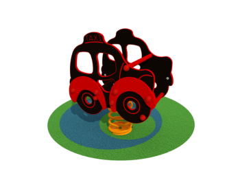 Giochipark Jeu à ressort Taxi 1073 double coque H42cm EN 1176 enfants 2-8 ans Giochipark