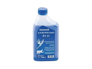 GreenOil Lubrificanti Lubrifiant spécial pour équipements pneumatiques GreenOil Agritecno Flu 1Lt