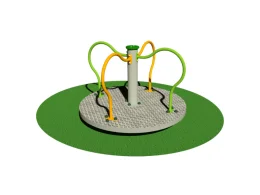Giochipark Lala carrousel 959 Ø125cm H84cm 4 places acier EN 1176 Giochipark