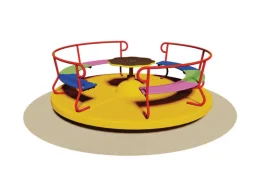 Giochipark Carousel Sofa 830 Giochipark acier bois fibre de verre EN 1176 Ø201cm