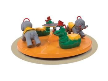 Giochipark Manège 4 places 601 Giochipark sièges en fibre de verre EN 1176 Ø201cm