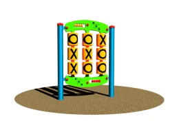 Giochipark Pannello Sensoriale Tris 294 Giochipark acciaio PEHD EN 1176 Ø89mm 3-8 anni