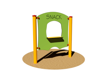Pannello Giochipark Snack 300 Giochipark acciaio Ø89mm HPL EN 1176 3-8 anni