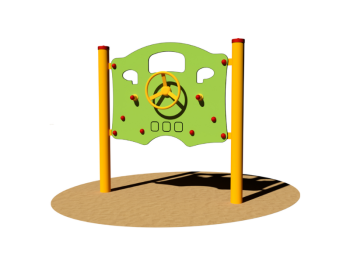 Giochipark Giochipark Supercar 301 acier Ø89mm HPL panneau de jeu inclus 3-8 ans