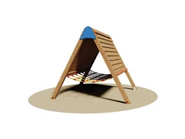 Giochipark Capanna Cheyenne 896 Giochipark legno pino nordico EN 1176 5-8 anni 202x198x175h