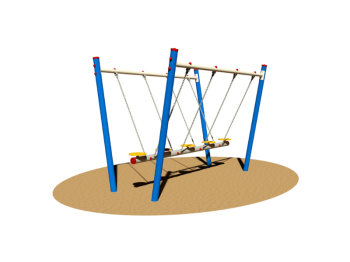 Giochipark James 885 Giochipark passerelle acier galvanisé EN 1176 6-12 ans 265x160x197h