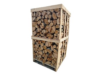 Agrifer Bois de chauffage assaisonné d'origine italienne sur palettes et prêt à l'emploi