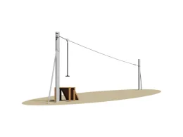 Giochipark Teleferica Adelaide 290 Giochipark acciaio zincato EN 1176 cm3200x100x410h