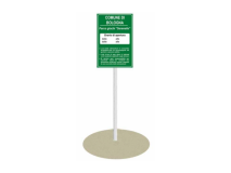 Giochipark Panneau aire de jeux Giochipark poteau aluminium Ø 60mm à enterrer cm60x90h