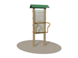 Giochipark Movimento Gambe 3000 Giochipark legno acciaio cartello Dibond fitness outdoor