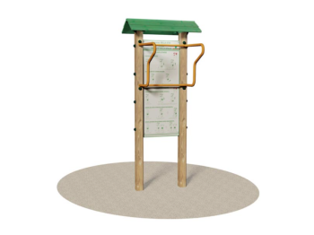 Giochipark Movimento Gambe e Spalle 3001 Giochipark cartello Dibond fitness outdoor
