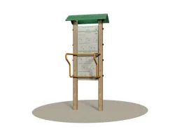 Giochipark Piegamenti Gambe 3002 Giochipark cartello Dibond fitness outdoor