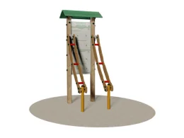 Giochipark Flessioni Appoggio 3006 Giochipark legno acciaio outdoor fitness 25-75 anni