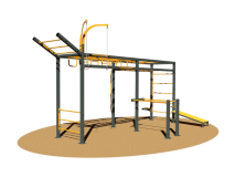 Giochipark Sansone 997 Giochipark station de gymnastique cm580x295x327h acier galvanisé