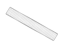 Lisa Grille 80 BBQ Lisa fer chromé 15x80cm compatible cuisinière