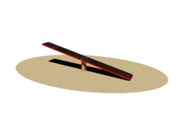 Giochipark Ponte oscillante 3260 legno pino multistrato antiscivolo 250x30x33h Giochipark