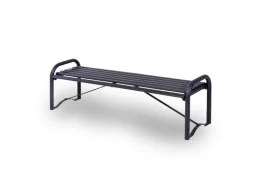Giochipark Panca Idola 214 Giochipark metallo zincato verniciato cm158x48x51h grigio