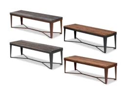 Giochipark Panca Aries 235 Giochipark legno metallo zincato verniciato 150x45x45h
