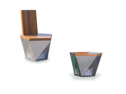 Giochipark Panca Beta smart line 65x65x95h Giochipark legno composto Wi-Fi Bluetooth