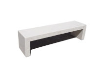 Giochipark Banc Venus 1629 Giochipark béton poli marbre travertin 200x50x50h