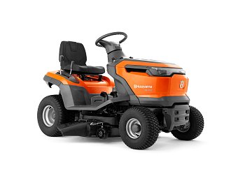 Husqvarna Tracteur de pelouse Husqvarna TS 112 avec éjection latérale et transmission hydrostatique 95cm de coupe