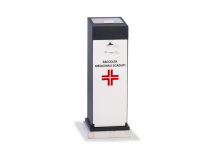 Giochipark Conteneur pour médicaments périmés 258 Giochipark galvanisé 47lt 36x36x99h anti-fuite