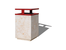 Giochipark Cestone Miles Giochipark calcestruzzo armato vibrato acciaio verniciato lt 65