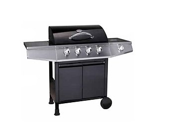 Fireplus Fireplus Style 4 barbecue à gaz avec 4 brûleurs et 1 brûleur latéral