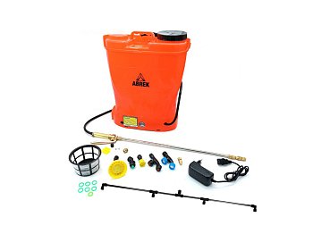 Abrek Pompe de pulvérisation à batterie Abrek Irron 16Lt Lance télescopique en laiton