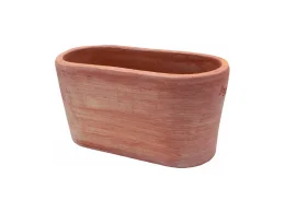 Antico Mestiere Cassetta semiovale terracotta Antico Mestiere 3 misure da 30x15 a 50x25 cm
