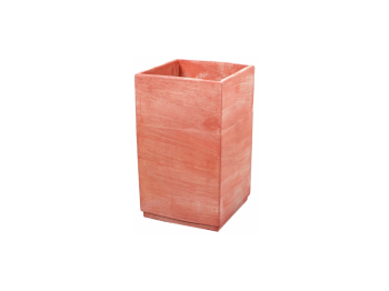 Antico Mestiere High cube vase Galestro Antico Mestiere 36x36x60 cm terracotta outdoor 38.4kg