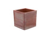 Antico Mestiere Vaso cubo terracotta Antico Mestiere outdoor 19x19x19cm o 23x23x23cm