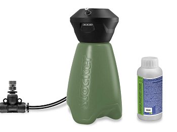 Stocker Kit nebulizzatore portatile anti zanzare Stocker Geyser verde 2 L Li-Ion con Florifens