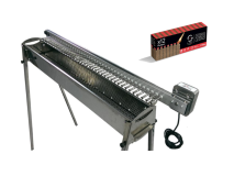 Tecnoroast Barbecue a carbone automatico per arrosticini Tecnoroast TRS-40 Single Inox