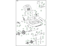 Husqvarna Plateau de coupe / Ensemble de coupe LC 141i