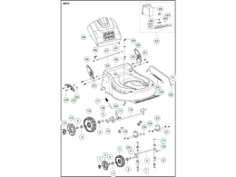Husqvarna Plateau de coupe / Ensemble de coupe LC 141i