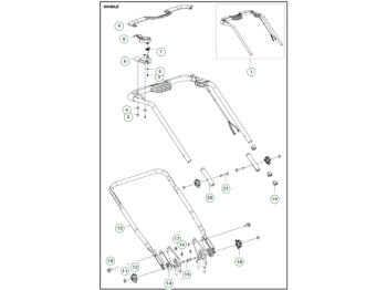 Husqvarna Poignée LC 141i