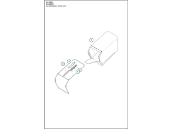 Husqvarna Sac de ramassage LC 353V - PNC: 967069401, 970541601