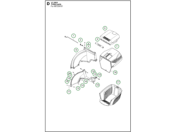 Husqvarna Sac de ramassage LC 353V - PNC: 967239101