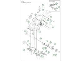 Husqvarna Plateau de coupe / Ensemble de coupe LC 353V - PNC: 967069401, 970541601